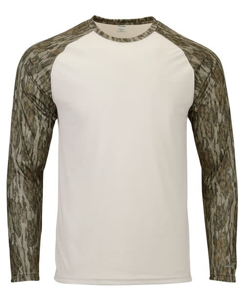 Paragon Men's Jackson Mossy Oak Colorblocked Long Sleeve T-Shirt