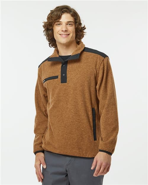 DRI DUCK Men's Ranger Melange Fleece Pullover
