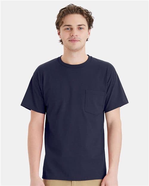 Hanes Unisex Essential-T Pocket T-Shirt