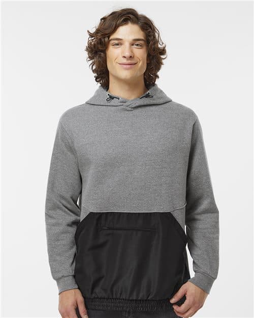 MV Sport Unisex Mixed Media Hooded Sweatshirt