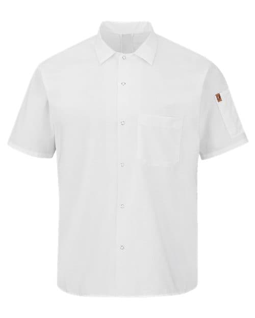 Chef Designs Mimix™ Short Sleeve Cook Shirt with OilBlok
