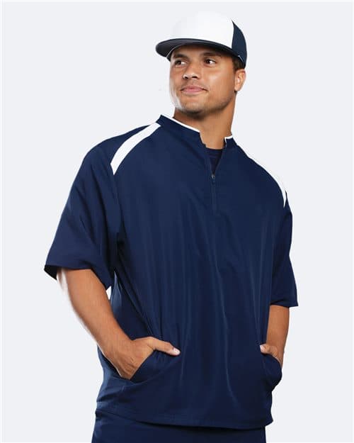 Holloway Men's Clubhouse Short Sleeve Quarter-Zip Pullover