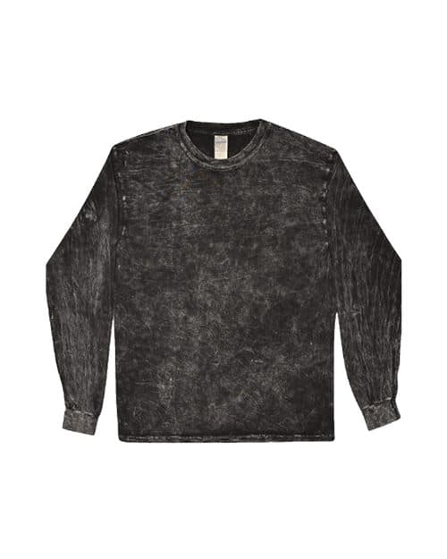 Colortone Unisex Mineral Wash Long Sleeve T-Shirt
