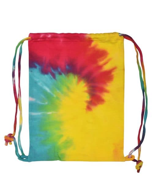 Colortone Tie-Dyed Drawstring Bag