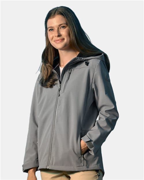 Nautica Women's Wavestorm Hooded Soft Shell Jacket