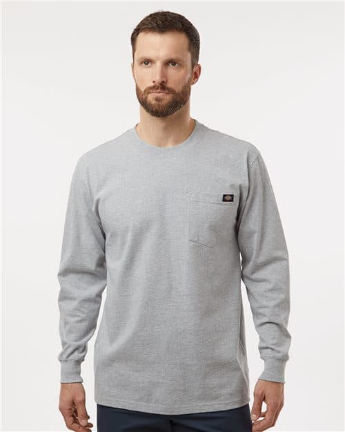 Dickies Men's Tall Traditional Heavyweight Long Sleeve T-Shirt