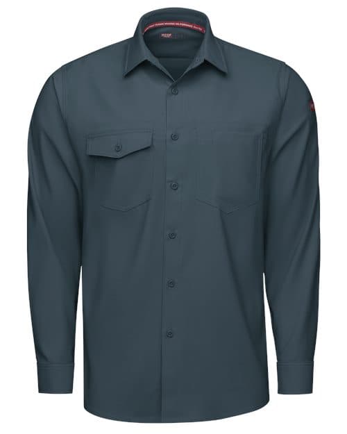 Red Kap Men's Tall Cooling Long Sleeve Work Shirt