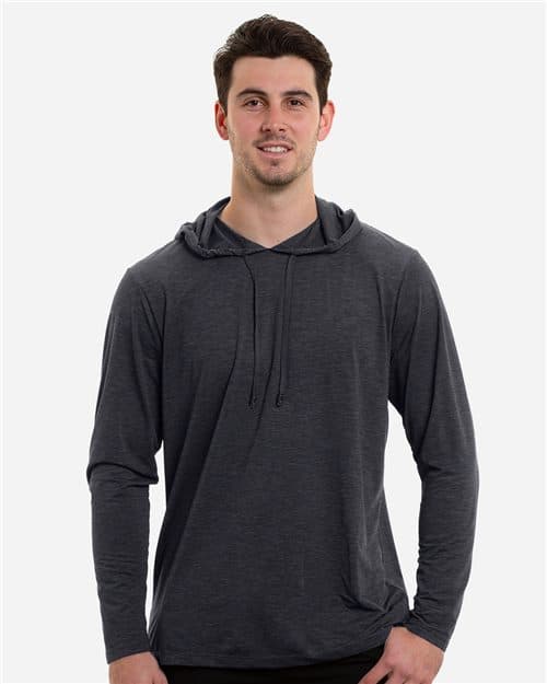 ANETIK Men's Low Pro Tech Hooded Long Sleeve T-Shirt