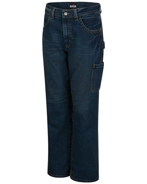 Bulwark Men's Odd Sizes Stretch Denim Dungaree Jeans