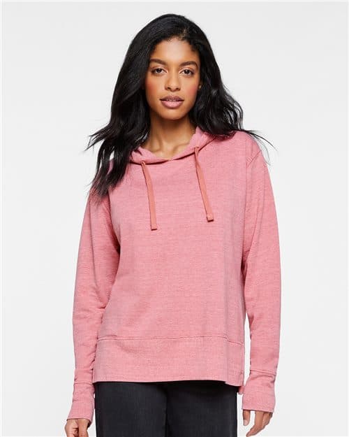 LAT Women's Vintage Wash Hoodie Sweatshirt