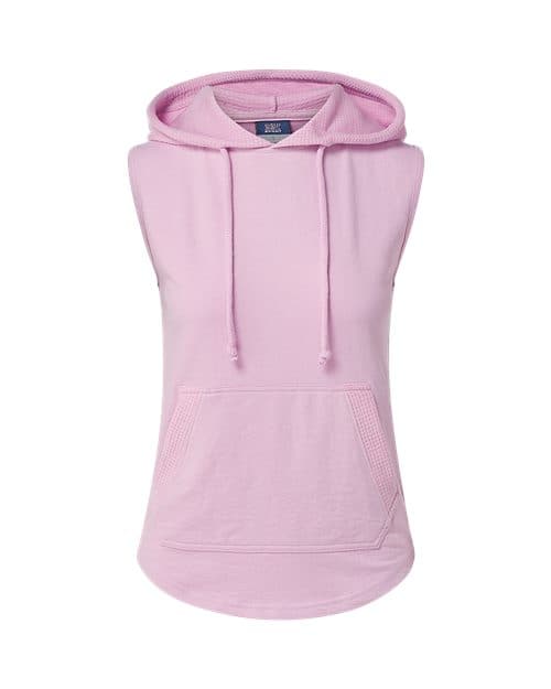 MV Sport Women's Kinsley Sleeveless Hooded Sweatshirt
