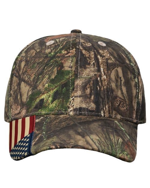 Kati Camo Woven USA Flag Cap