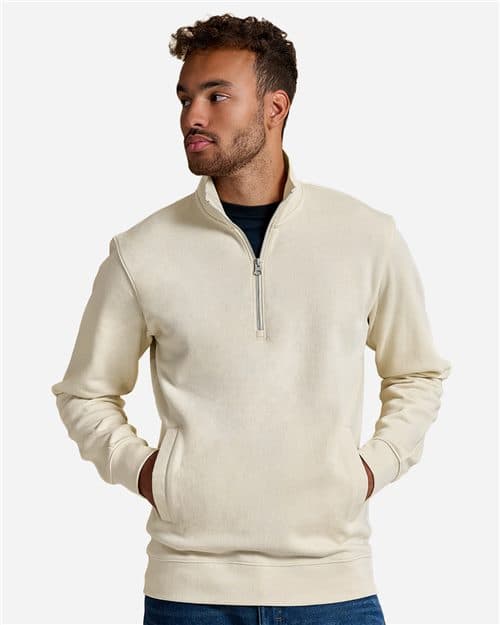 J. America Unisex BTB Fleece Quarter-Zip Sweatshirt