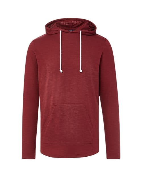 MV Sport Unisex Miles Slub Hooded Long Sleeve T-Shirt