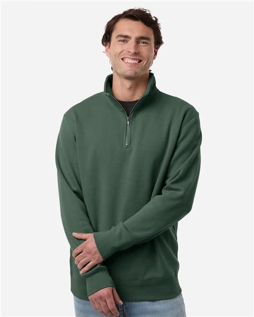 Independent Trading Co. Unisex Midweight Quarter-Zip Pullover