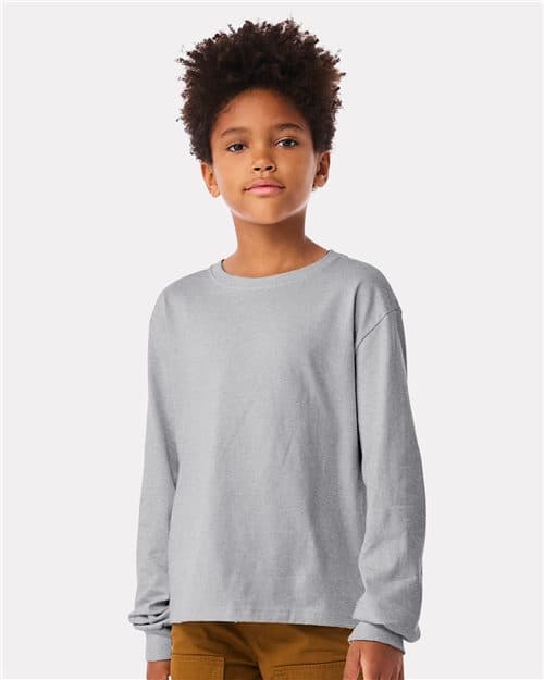 BELLA + CANVAS Youth 6oz. Heavyweight Long Sleeve Tee