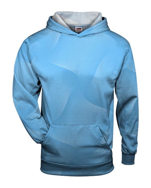 Badger Youth Warp Hooded Long Sleeve T-Shirt