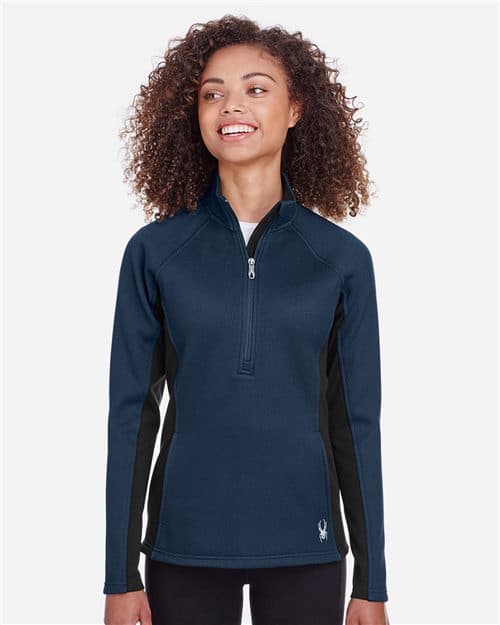 Spyder Women's Constant Half-Zip Sweater Fleece Pullover