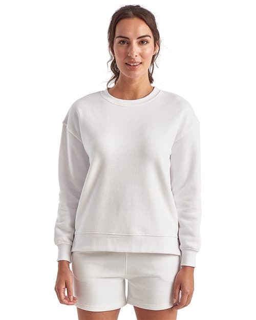 TriDri Women's Billie Side-Zip Crewneck Sweatshirt