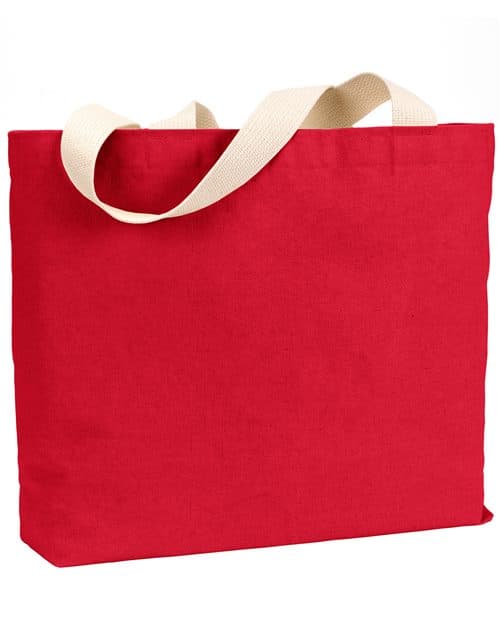 Bayside USA-Made Canvas Jumbo Tote Bag