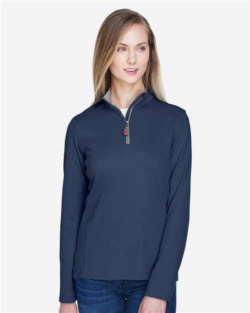 Devon & Jones Women's DRYTEC20™ Performance Quarter-Zip Pullover