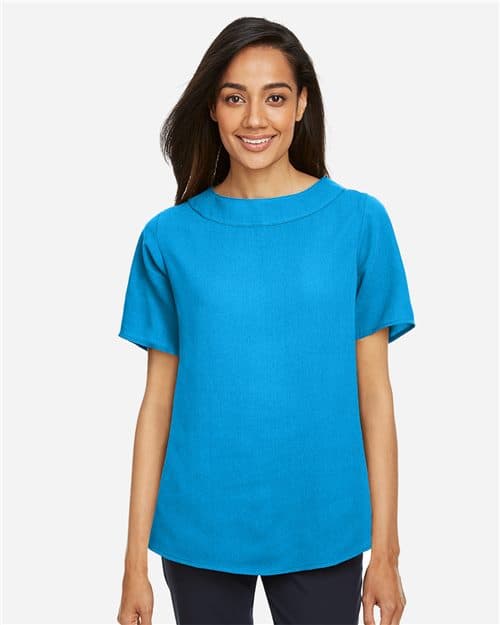 Devon & Jones Women's Perfect Fit™ Boat Neck Blouse