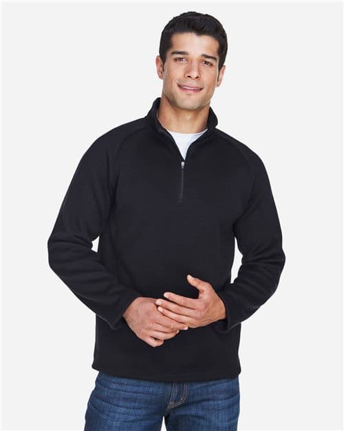 Devon & Jones Unisex Bristol Sweater Fleece Quarter-Zip Pullover