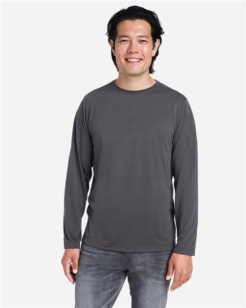 CORE365 Unisex Fusion ChromaSoft™ Performance Long Sleeve T-Shirt