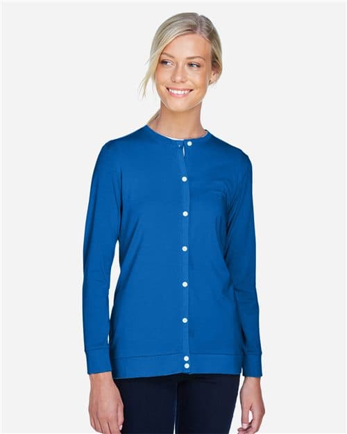 Devon & Jones Women's Perfect Fit™ Ribbon Cardigan
