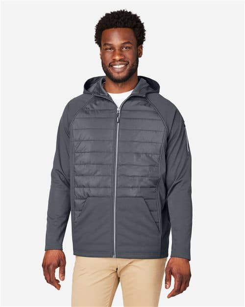 CORE365 Unisex Techno Lite Hybrid Hooded Jacket