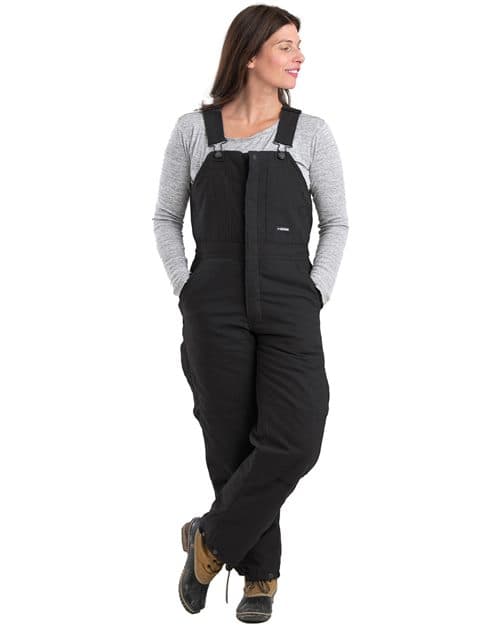 Berne Apparel Women's Softstone Duck Insulated Bib Overall
