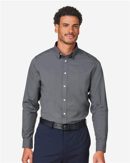 Devon & Jones Men's CrownLux Performance® Spencer Poplin Dress Shirt