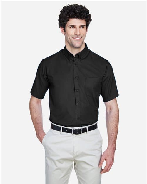 CORE365 Men's Tall Optimum Short Sleeve Twill Dress Shirt