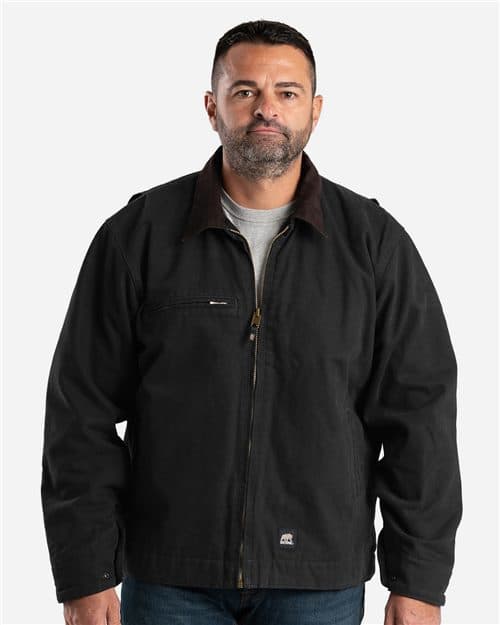 Berne Apparel Men's Highland Washed Gasoline Jacket