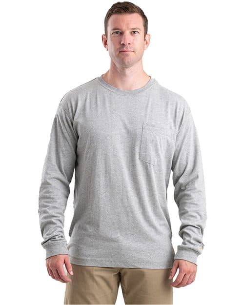 Berne Apparel Men's Performance Long Sleeve Pocket T-Shirt