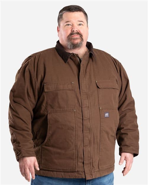 Berne Apparel Men's Tall Highland Washed Chore Coat