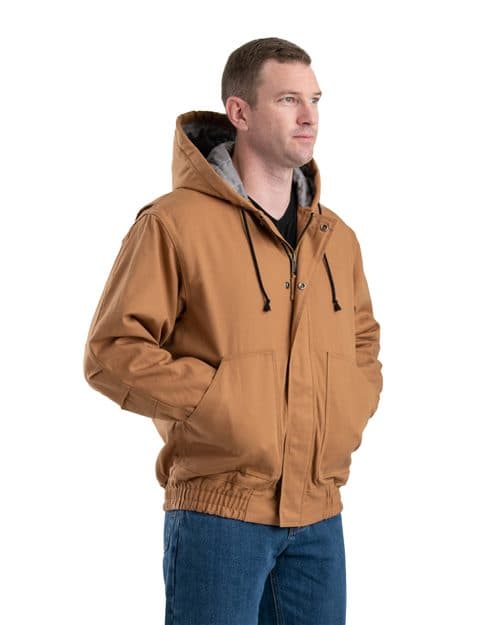 Berne Apparel Men's Tall Flame-Resistant Hooded Jacket