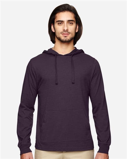 econscious Unisex Eco Jersey Pullover Hooded Long Sleeve T-Shirt