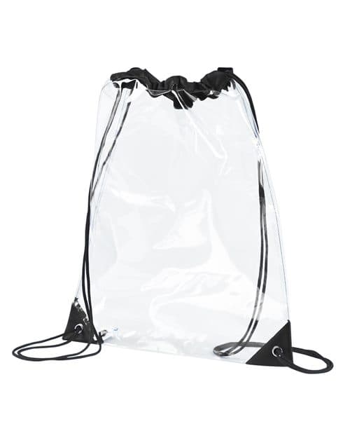 BAGedge PVC Clear Drawstring Bag