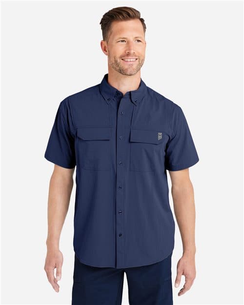 HUK Men's Creekbed Short Sleeve Shirt