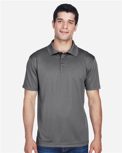 Harriton Men's Polyester Jersey Polo
