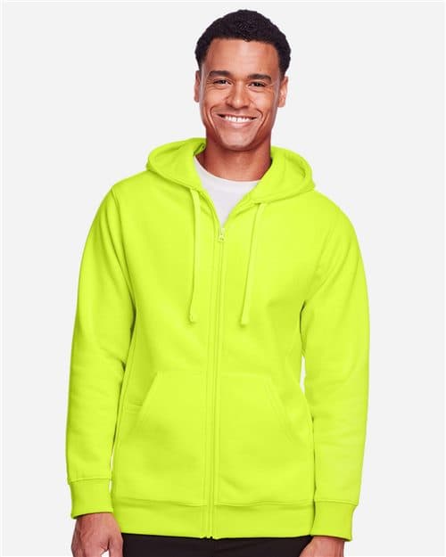Team 365 Unisex Zone HydroSport™ Heavyweight Full-Zip Hooded Sweatshirt