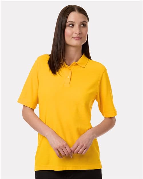 Harriton Women's Maverick CVC Pique Polo