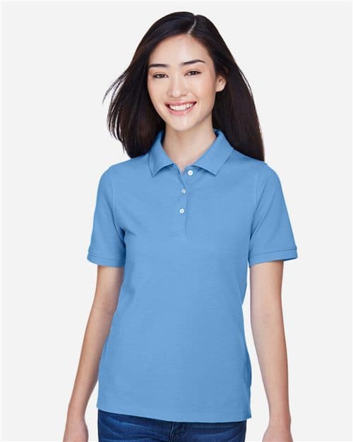 Harriton Women's Easy Blend Polo