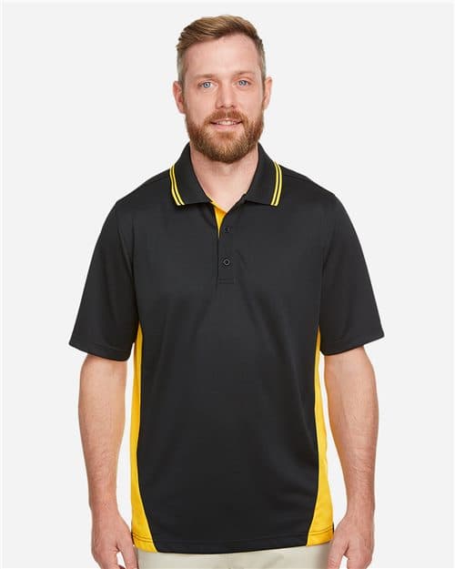 Harriton Men's Flash Snag Protection Plus IL Colorblock Polo
