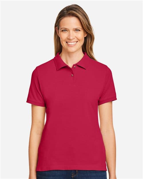 Harriton Women's Cotton Polo