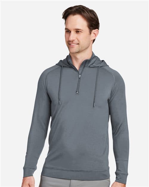 Swannies Unisex Vandyke Quarter-Zip Hooded Pullover
