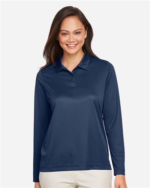 Team 365 Women's Zone Performance Long Sleeve Polo