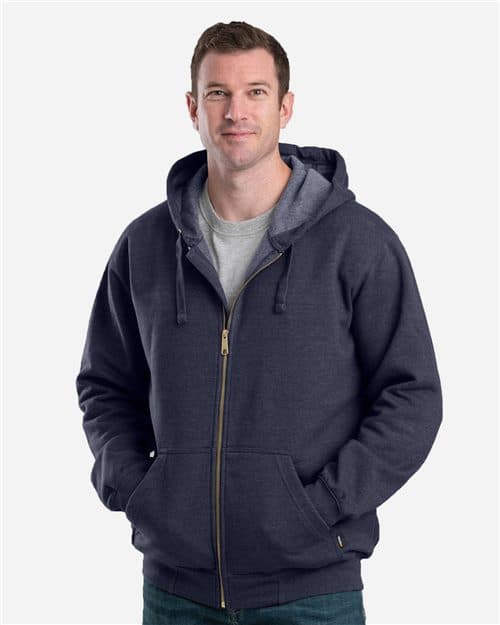 Berne Apparel Men's Heritage Full-Zip Hooded Sweatshirt