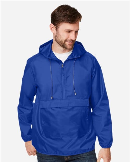 Team 365 Unisex Zone Protect Packable Anorak Jacket